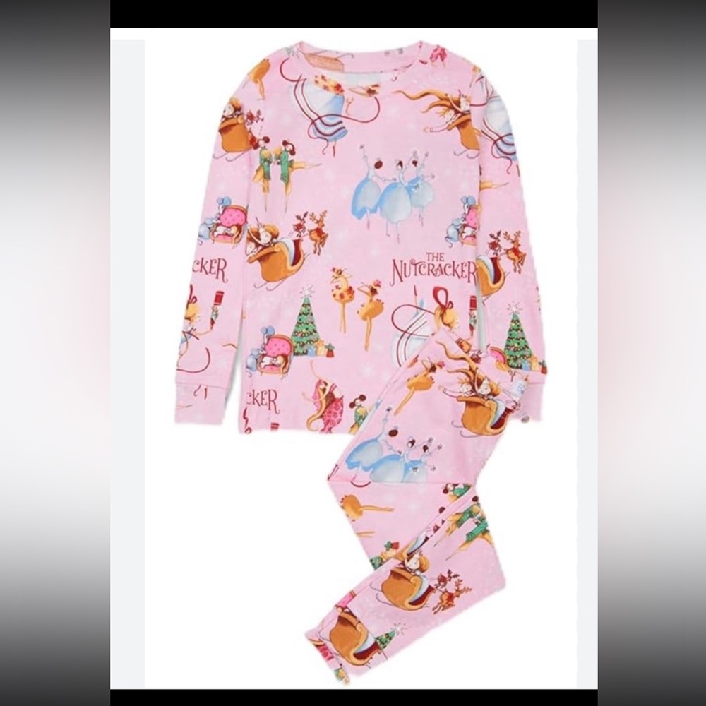 Books To Bed NWT
Little/Big Girls Christmas Nutcracker Pajamas & Book Set